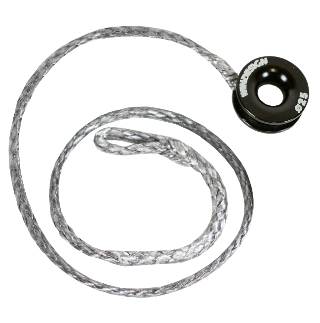 Replacement Halyard Line with Spliced on Low Friction Ring