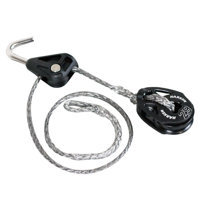 Optimist Halyard System with Harken Hook-in Block