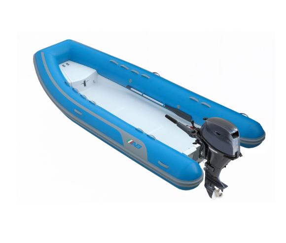 AB Inflatables fiberglass hull open boat in Puerto Rico