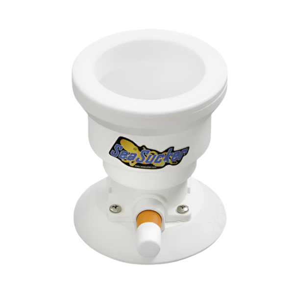Sea Sucker vacuum mount white cup holder