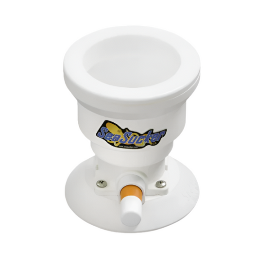 Sea Sucker vacuum mount white cup holder